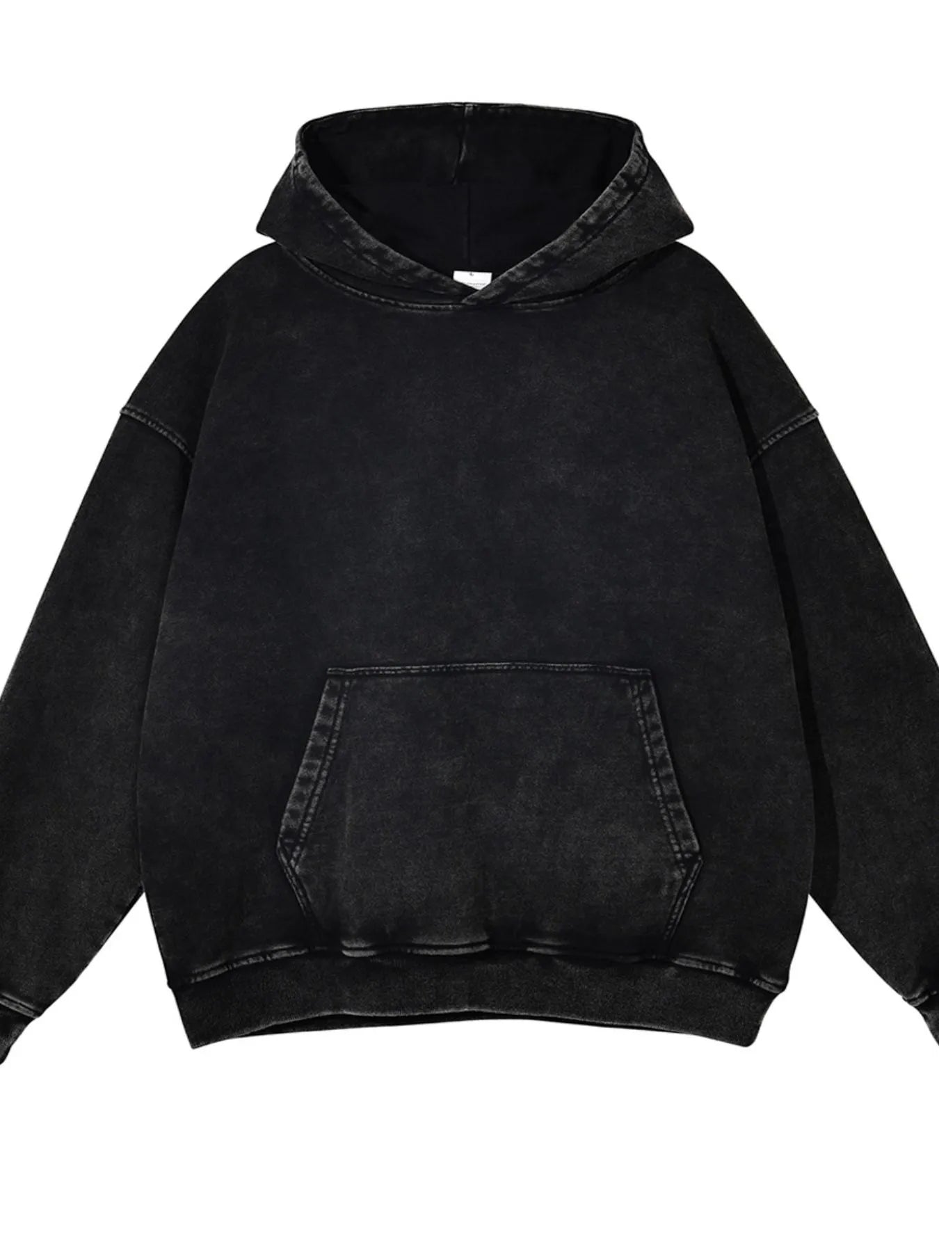 Men's Washed Oversized Long Sleeve Hoodie - My Wear Clothing Co