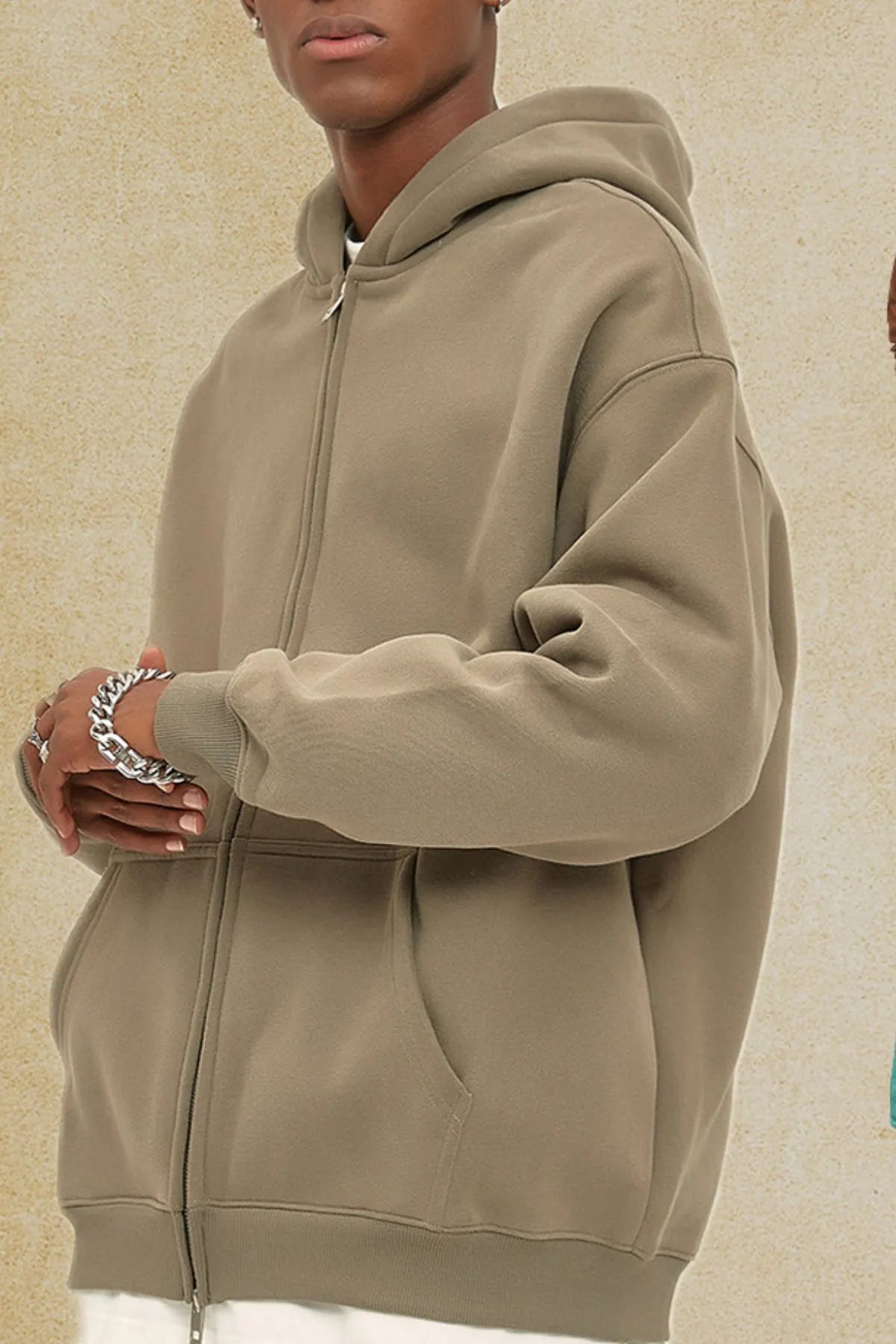 Men's Zip - Up Fleece Hoodie – Styled for Comfort - My Wear Clothing Co