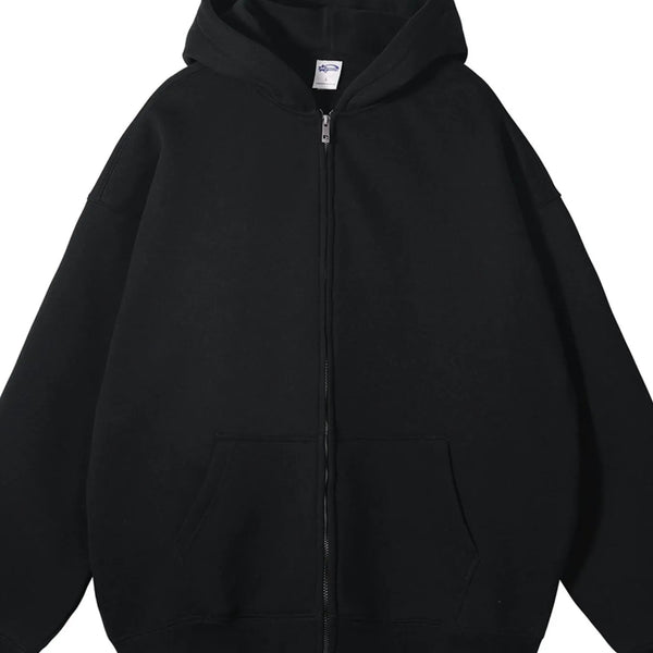 Men's Zip - Up Fleece Hoodie – Styled for Comfort - My Wear Clothing Co