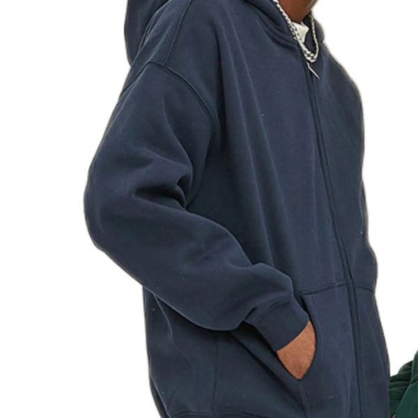 Men's Zip - Up Fleece Hoodie – Styled for Comfort - My Wear Clothing Co