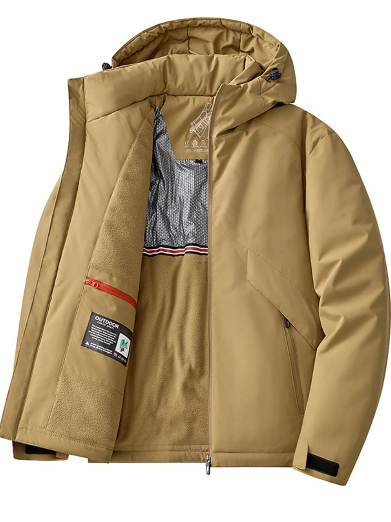 Men's Zip Up Hooded Windproof Jacket — The Weather - Proof Essential - My Wear Clothing Co