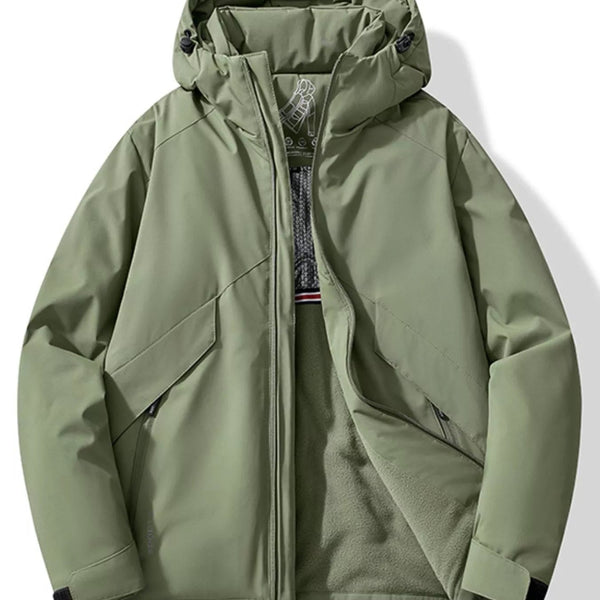 Men's Zip Up Hooded Windproof Jacket — The Weather - Proof Essential - My Wear Clothing Co