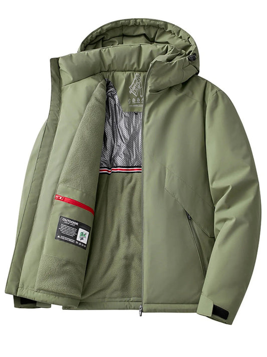 Men's Zip Up Hooded Windproof Jacket — The Weather - Proof Essential - My Wear Clothing Co