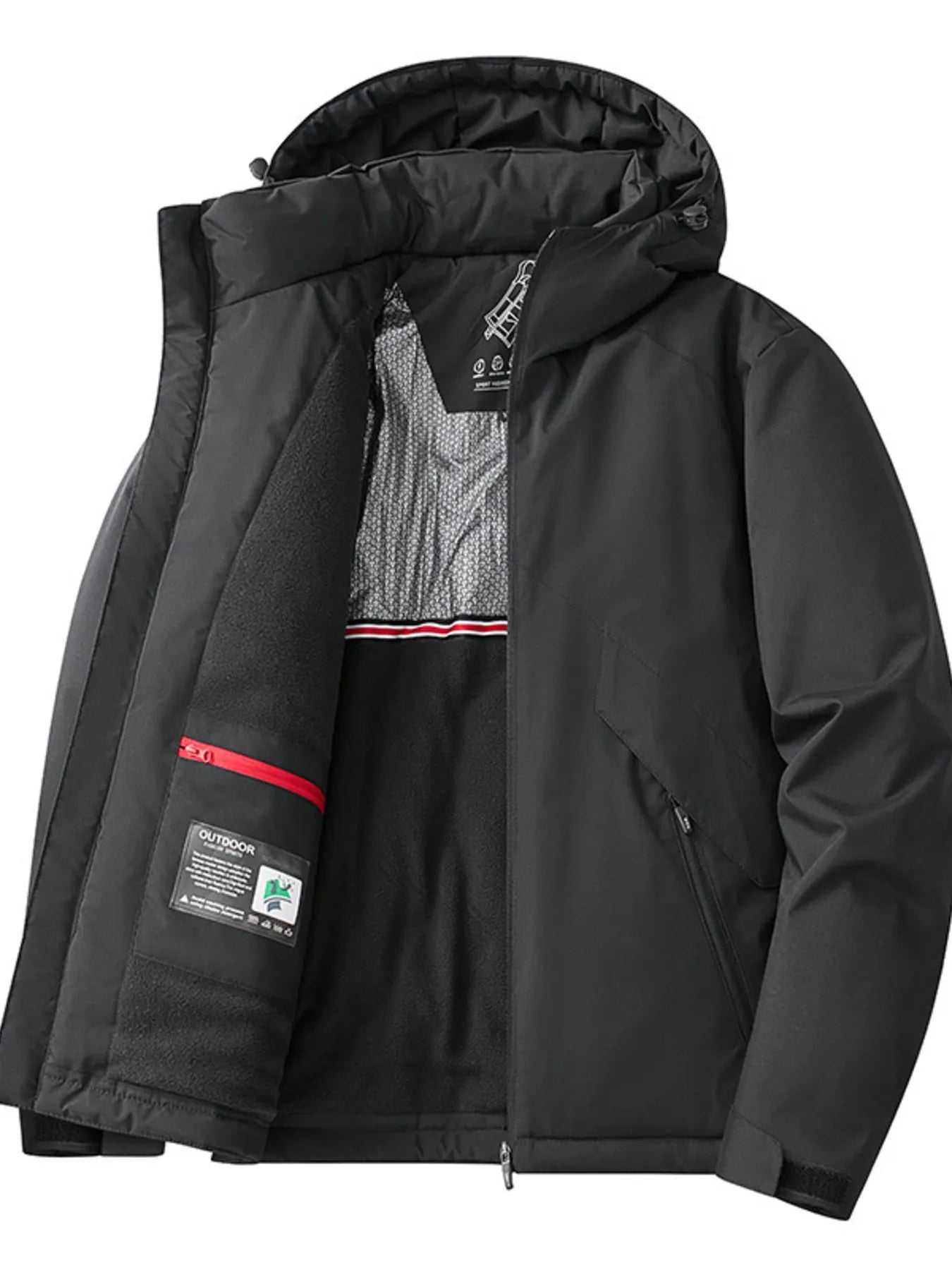 Men's Zip Up Hooded Windproof Jacket — The Weather - Proof Essential - My Wear Clothing Co