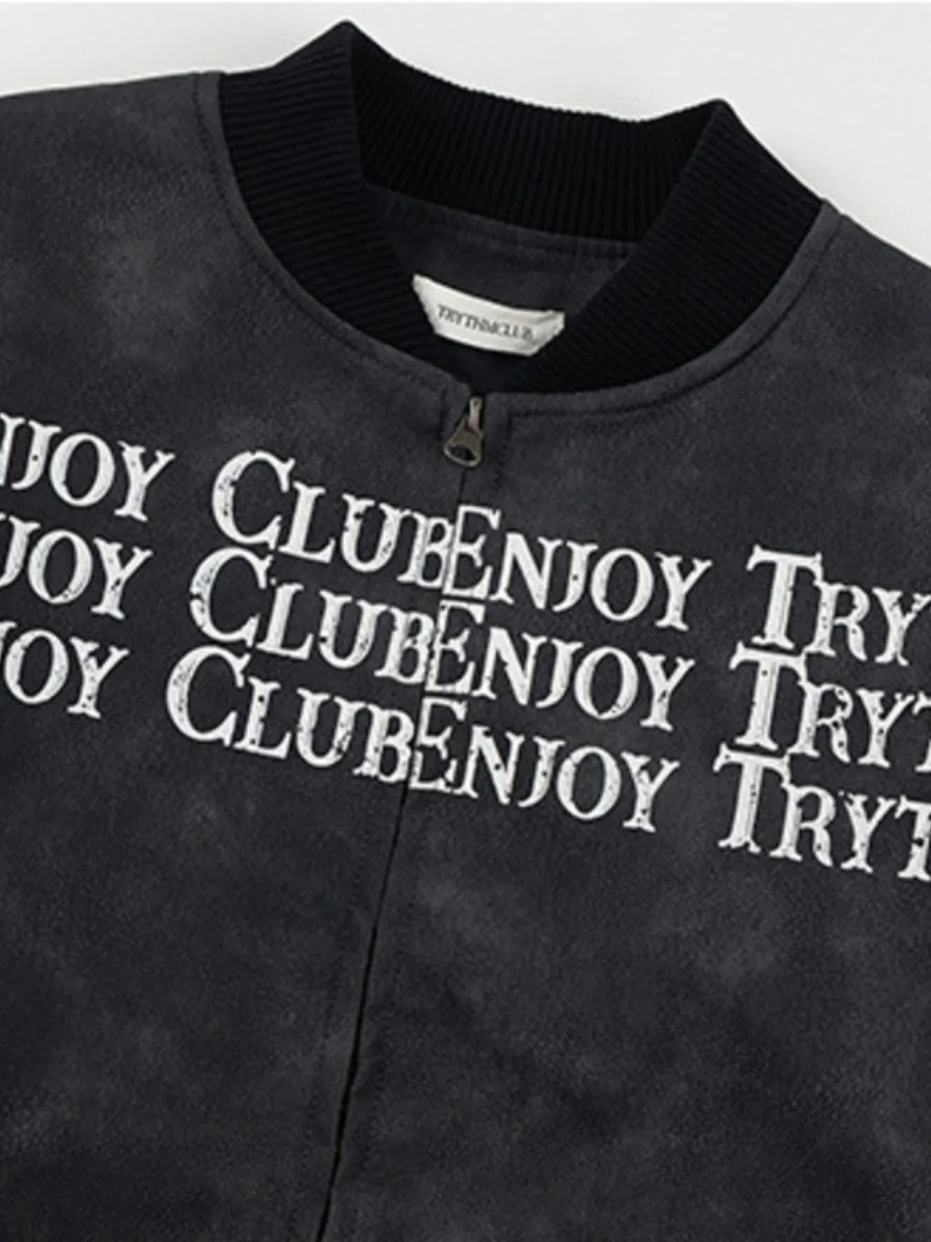 Men's Zip - Up Letter Graphic Bomber Jacket – Street Style, Everyday Edge - My Wear Clothing Co