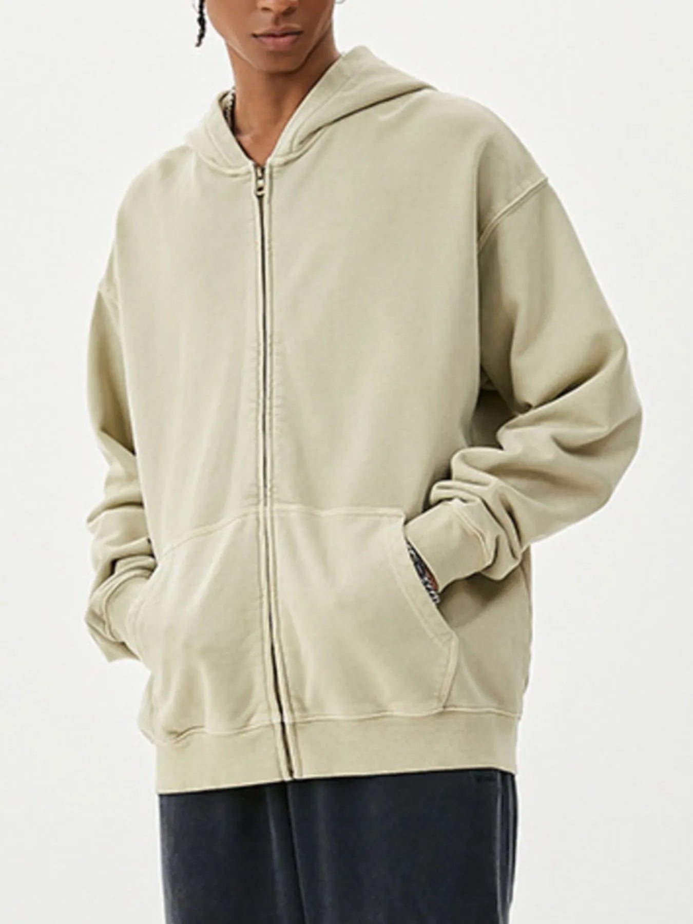 Men's Zip Up Long Sleeve Hoodie - My Wear Clothing Co