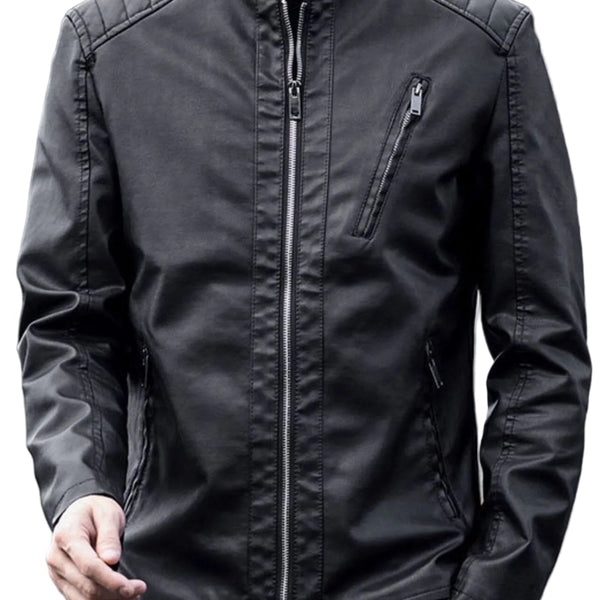 Men's Zip - Up Long Sleeve Jacket (M–5XL) – Sleek Fit, Everyday Function - My Wear Clothing Co