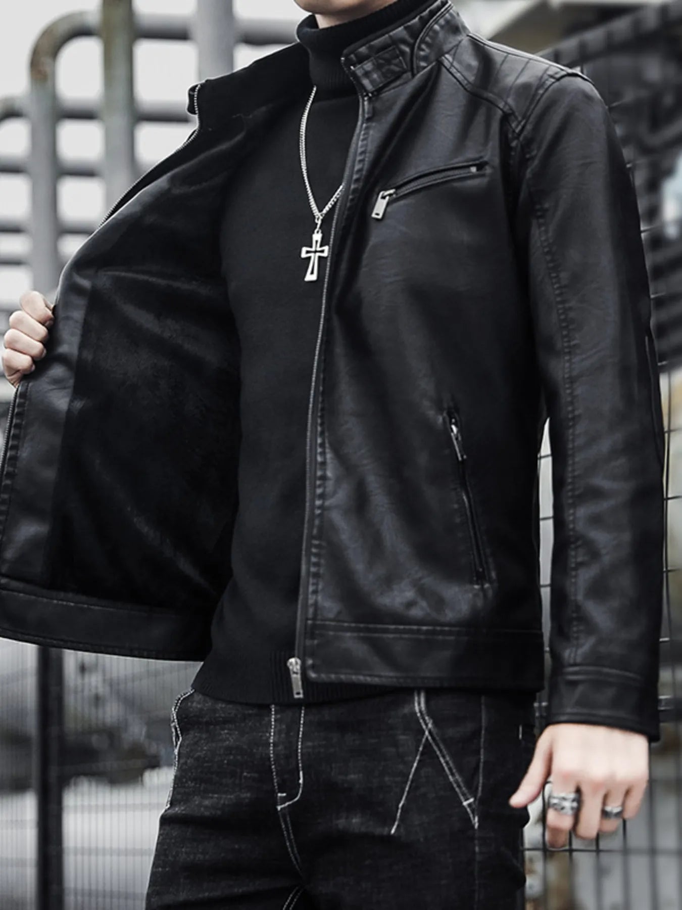 Men's Zip - Up Long Sleeve Jacket (S–5XL) – Everyday Utility, Inclusive Comfort - My Wear Clothing Co