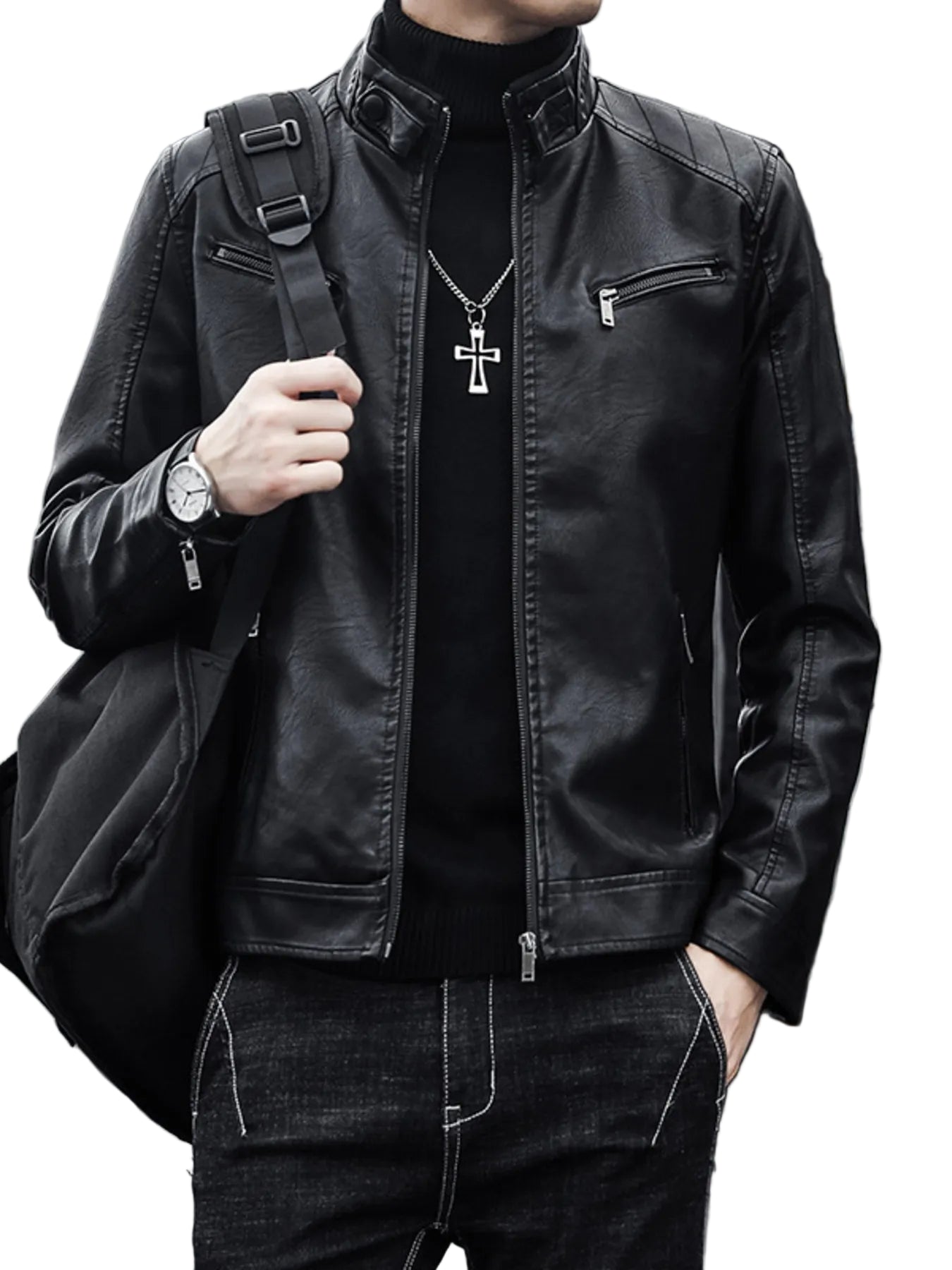 Men's Zip - Up Long Sleeve Jacket (S–5XL) – Everyday Utility, Inclusive Comfort - My Wear Clothing Co