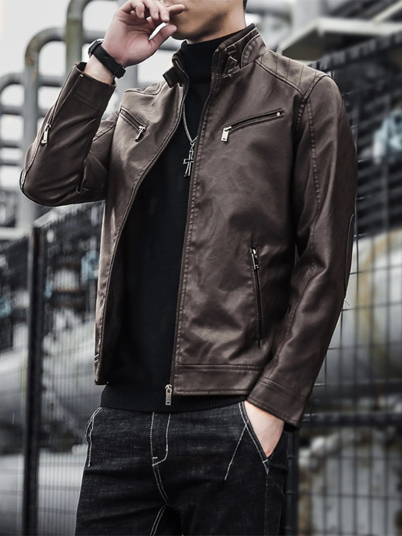 Men's Zip - Up Long Sleeve Jacket (S–5XL) – Everyday Utility, Inclusive Comfort - My Wear Clothing Co