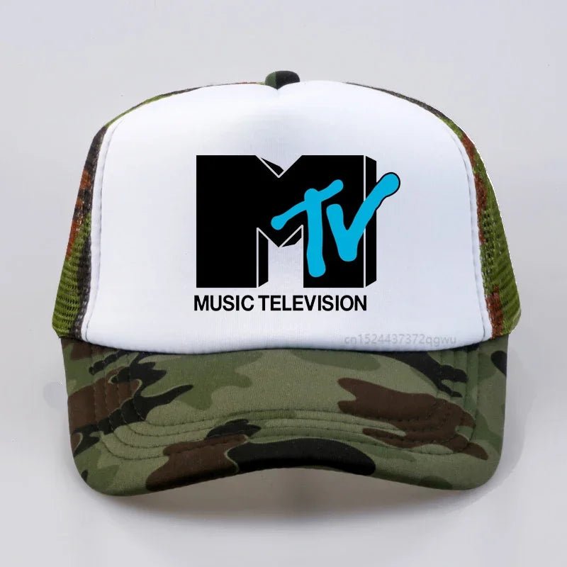 MTV Music Television Mesh Baseball Cap – Retro Rock Style with Modern Comfort - My Wear Clothing Co