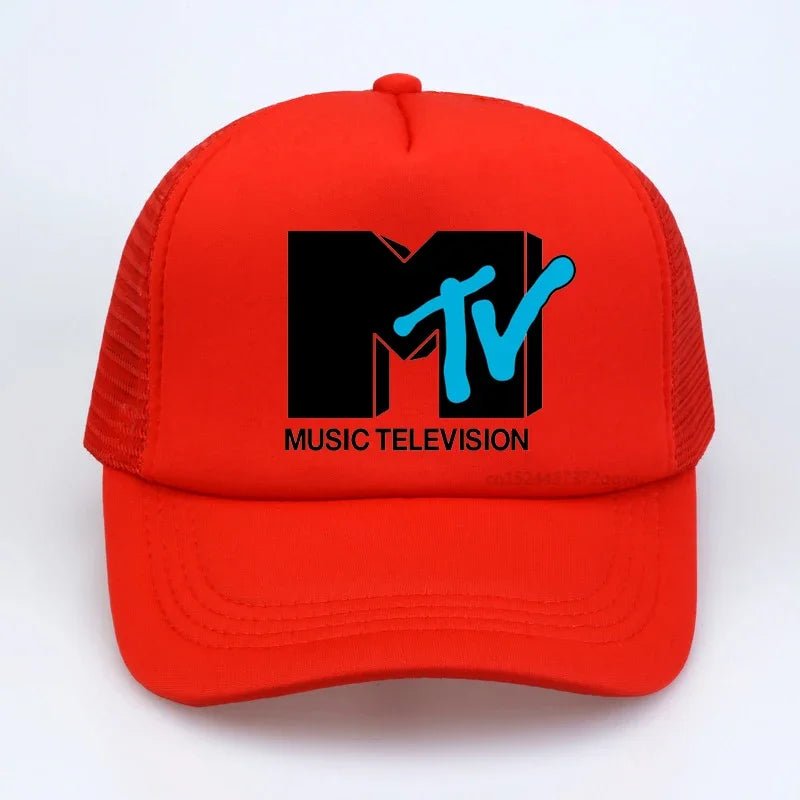 MTV Music Television Mesh Baseball Cap – Retro Rock Style with Modern Comfort - My Wear Clothing Co