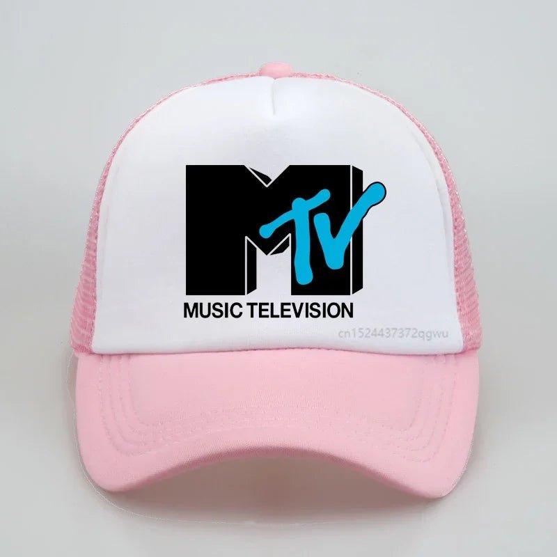 MTV Music Television Mesh Baseball Cap – Retro Rock Style with Modern Comfort - My Wear Clothing Co