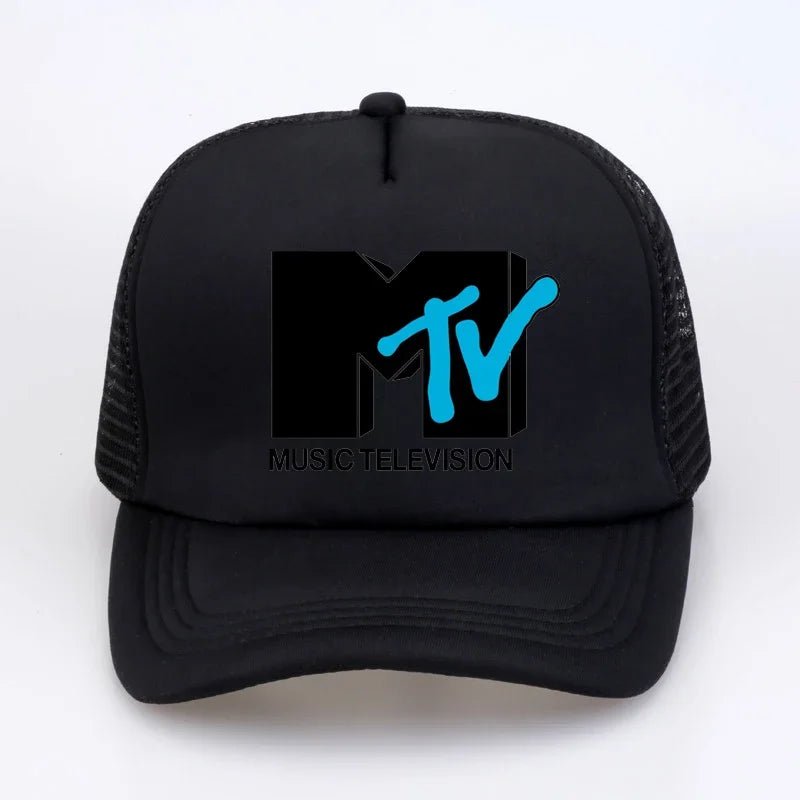 MTV Music Television Mesh Baseball Cap – Retro Rock Style with Modern Comfort - My Wear Clothing Co