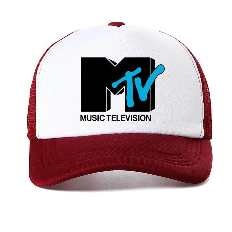 MTV Music Television Mesh Baseball Cap – Retro Rock Style with Modern Comfort - My Wear Clothing Co