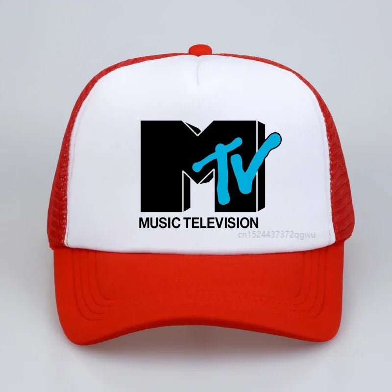 MTV Music Television Mesh Baseball Cap – Retro Rock Style with Modern Comfort - My Wear Clothing Co