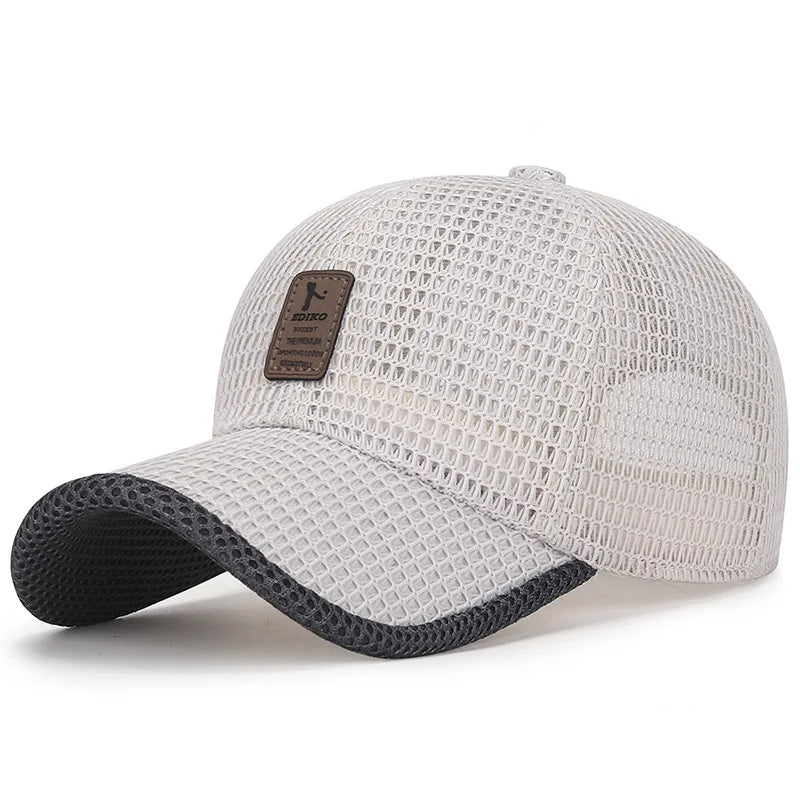 My Wear Men's Mesh Baseball Cap – Breathable Snapback for Outdoor Comfort - My Wear Clothing Co