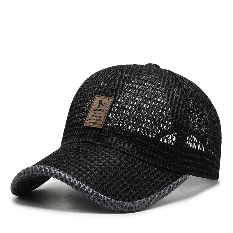 My Wear Men's Mesh Baseball Cap – Breathable Snapback for Outdoor Comfort - My Wear Clothing Co