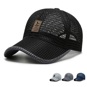 My Wear Men's Mesh Baseball Cap – Breathable Snapback for Outdoor Comfort - My Wear Clothing Co