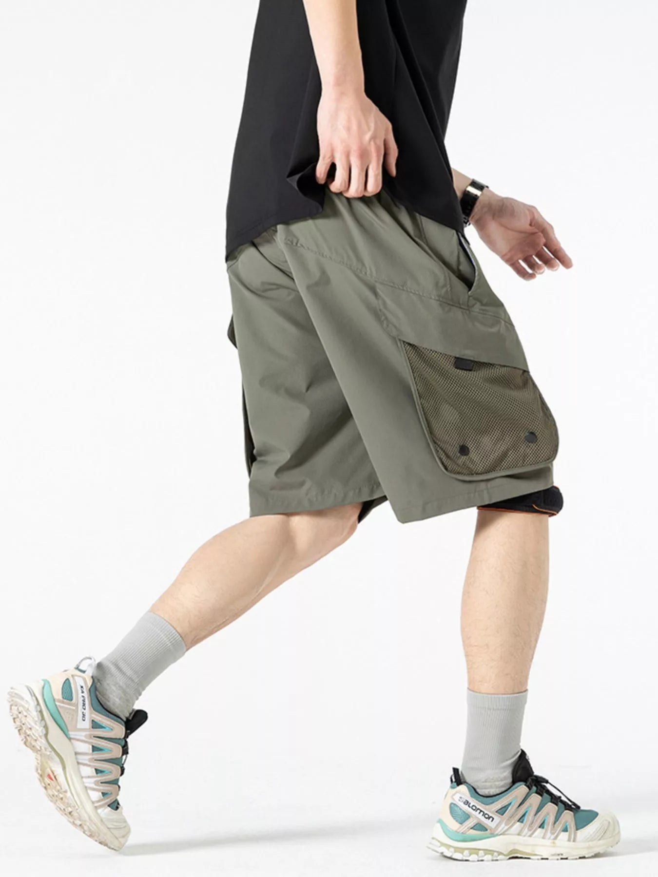 My Wear Men's Multi - Pocket Quick - Dry Cargo Shorts - My Wear Clothing Co