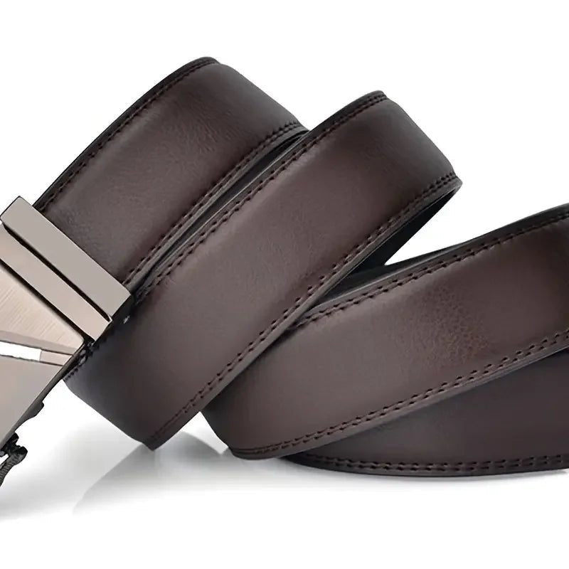 My Wear Men's PU Leather Belt – Soft, Stylish &amp; Effortlessly Adjustable - My Wear Clothing Co