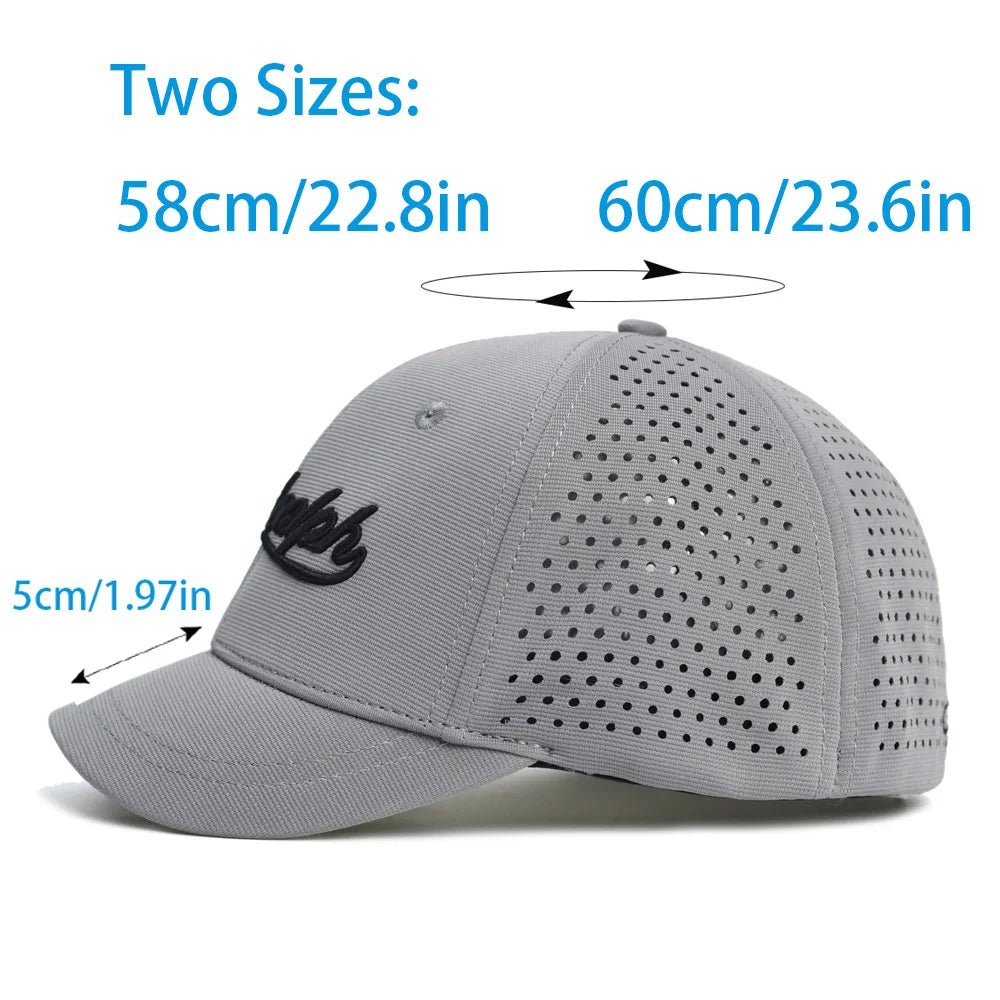 My Wear Mesh Baseball Cap – Short Brim, Back Closed, All - Day Comfort - My Wear Clothing Co