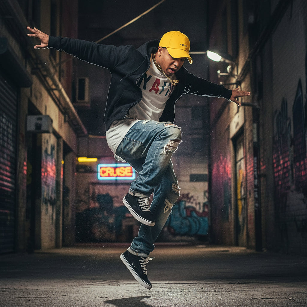 New Black Cotton Baseball Cap – Branded Snapback for Men