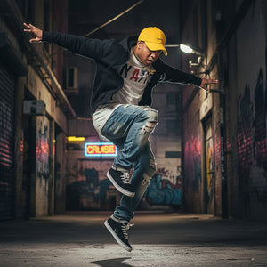 New Black Cotton Baseball Cap – Branded Snapback for Men