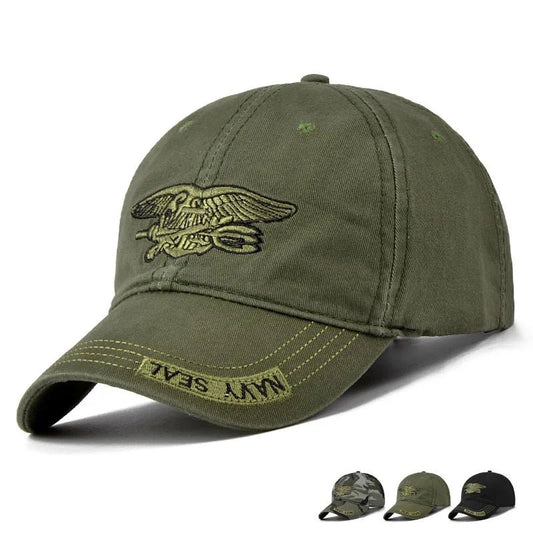 Seal Embroidered Camouflage Baseball Cap – USA Army - Inspired Snapback for Men - My Wear Clothing Co