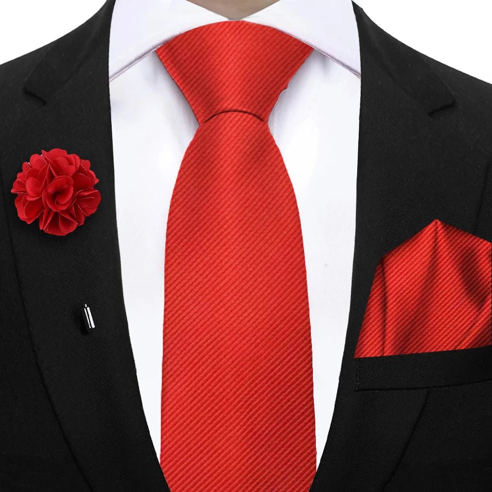 Simplicity Men's Tie Set – Solid, Sharp, Ready to Roll - My Wear Clothing Co