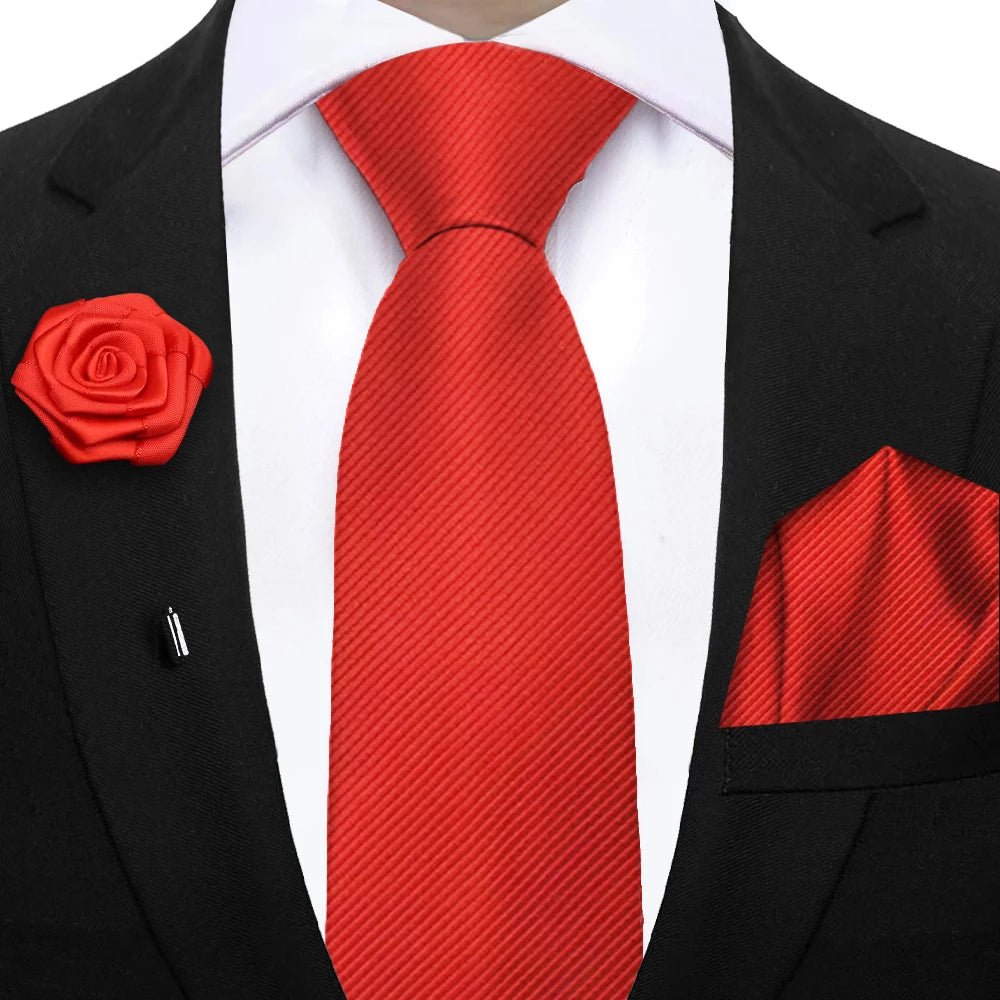 Simplicity Men's Tie Set – Solid, Sharp, Ready to Roll - My Wear Clothing Co