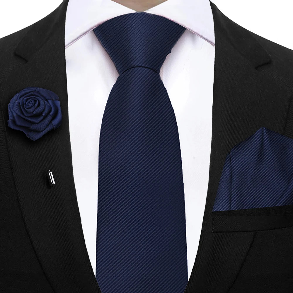 Simplicity Men's Tie Set – Solid, Sharp, Ready to Roll - My Wear Clothing Co