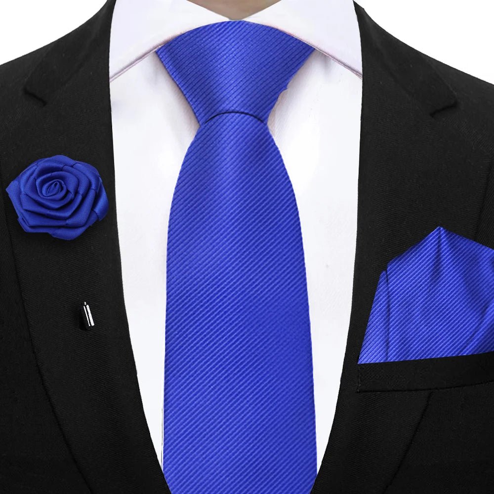 Simplicity Men's Tie Set – Solid, Sharp, Ready to Roll - My Wear Clothing Co