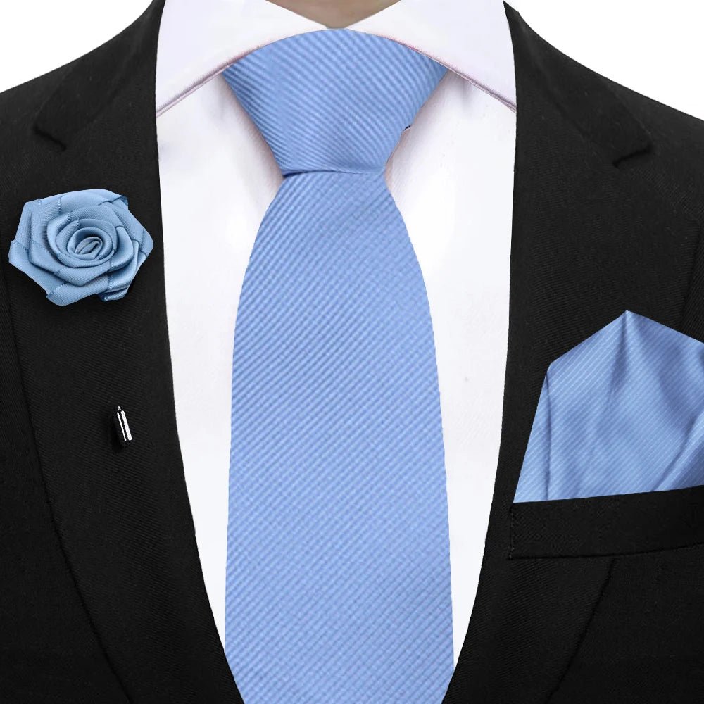 Simplicity Men's Tie Set – Solid, Sharp, Ready to Roll - My Wear Clothing Co