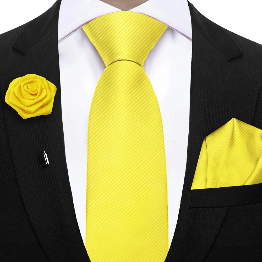 Simplicity Men's Tie Set – Solid, Sharp, Ready to Roll - My Wear Clothing Co