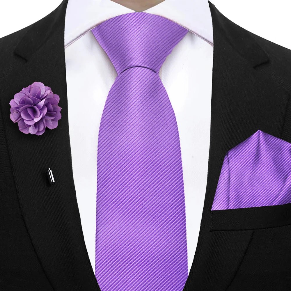 Simplicity Men's Tie Set – Solid, Sharp, Ready to Roll - My Wear Clothing Co