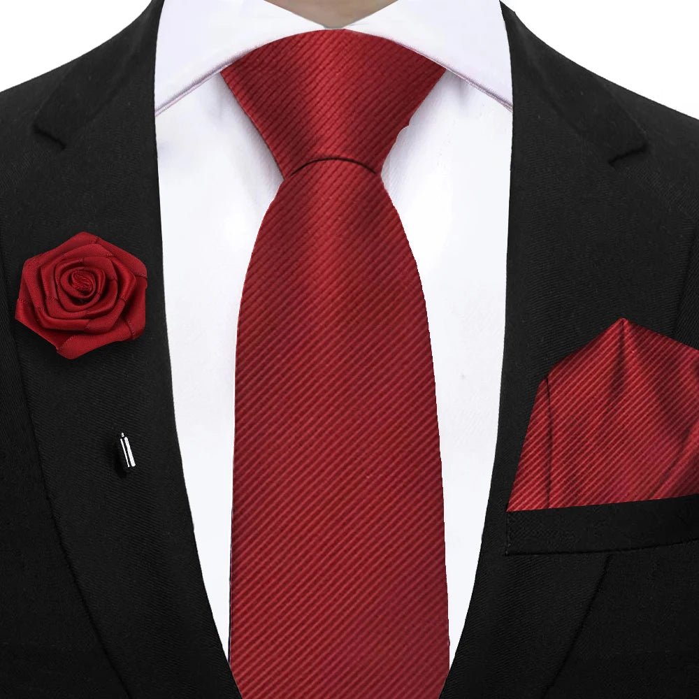 Simplicity Men's Tie Set – Solid, Sharp, Ready to Roll - My Wear Clothing Co