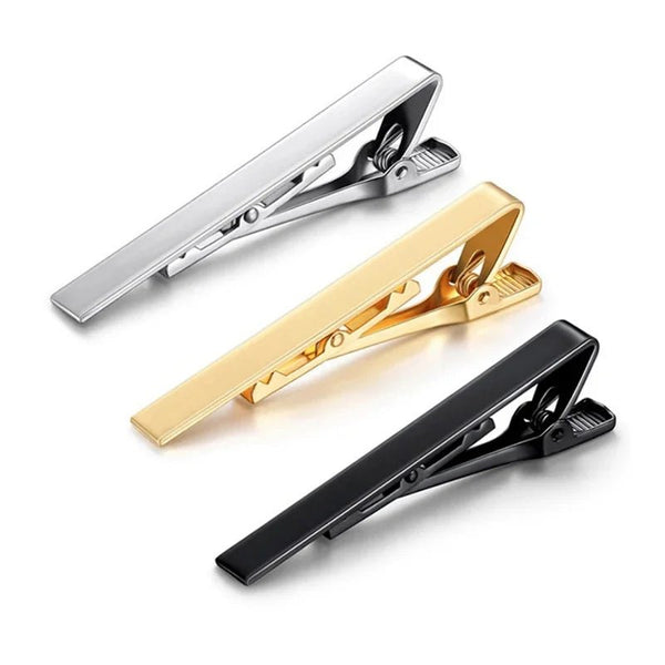 Sleek Metal Tie Clip – Minimalist Style, Maximum Impact - My Wear Clothing Co