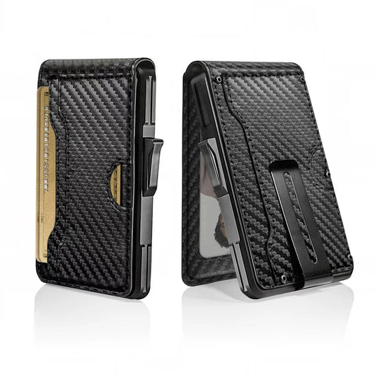 Smart Pop - Up Wallet for Men – RFID - Blocking, Metal - Core Minimalism - My Wear Clothing Co