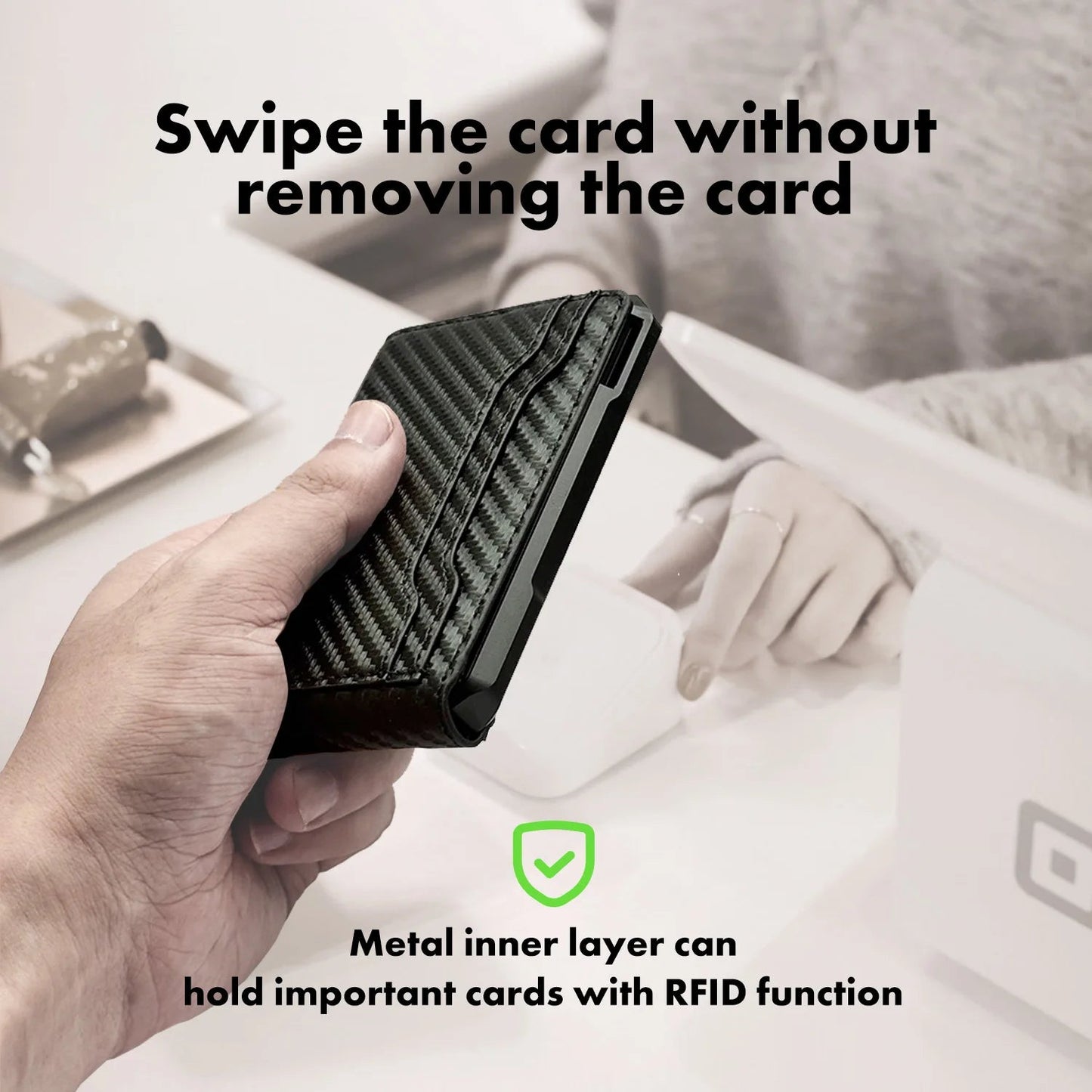 Smart Pop - Up Wallet for Men – RFID - Blocking, Metal - Core Minimalism - My Wear Clothing Co