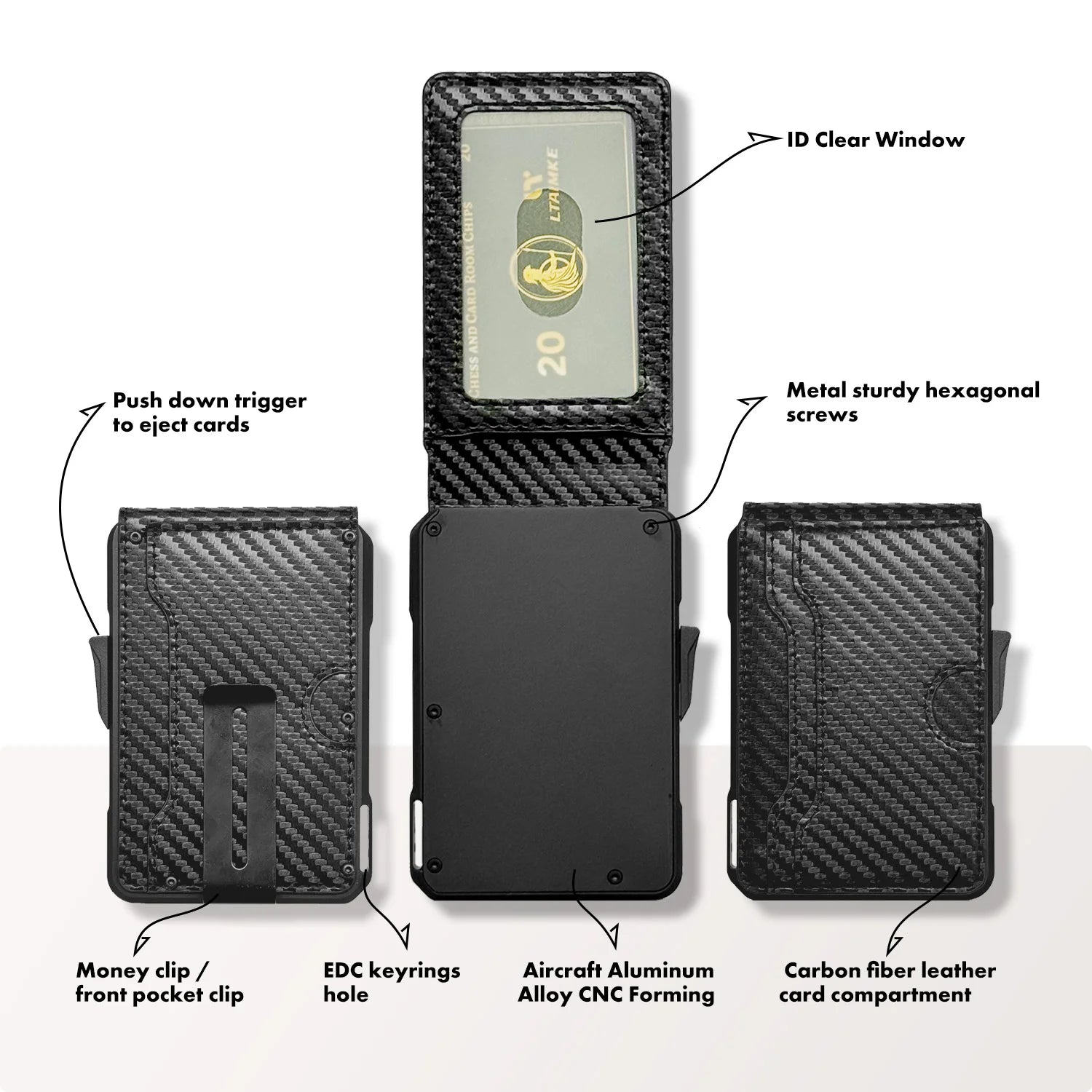 Smart Pop - Up Wallet for Men – RFID - Blocking, Metal - Core Minimalism - My Wear Clothing Co