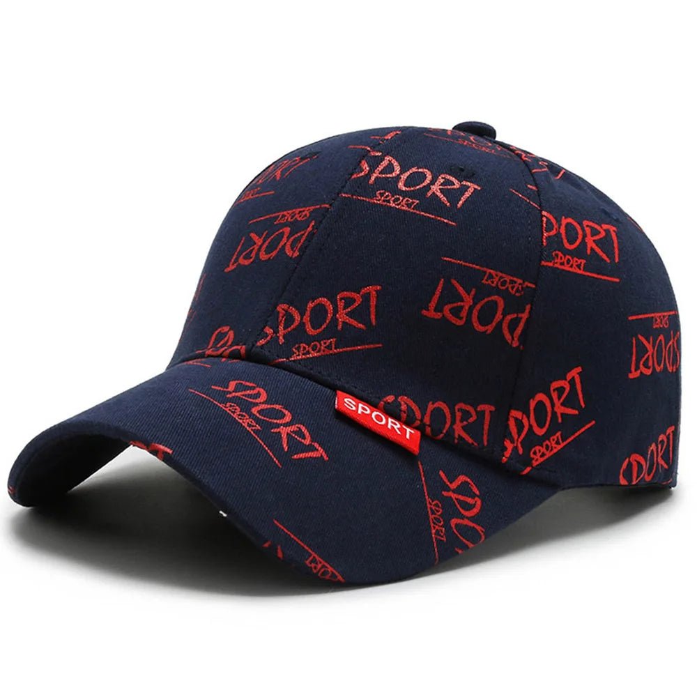 Sport Print Baseball Cap – My Wear - My Wear Clothing Co